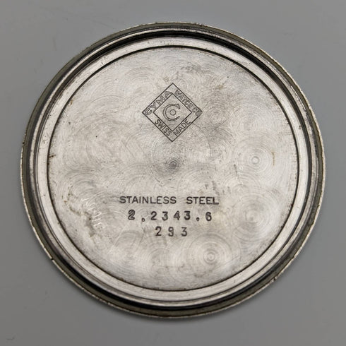 British vintage Benson mechanical wristwatch CYMA Move metal case good operation